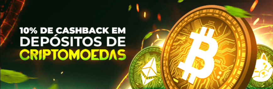 10% DE DINHEIRO DE VOLTA NO DEPÓSITO CRYPTO no Casino Velobet