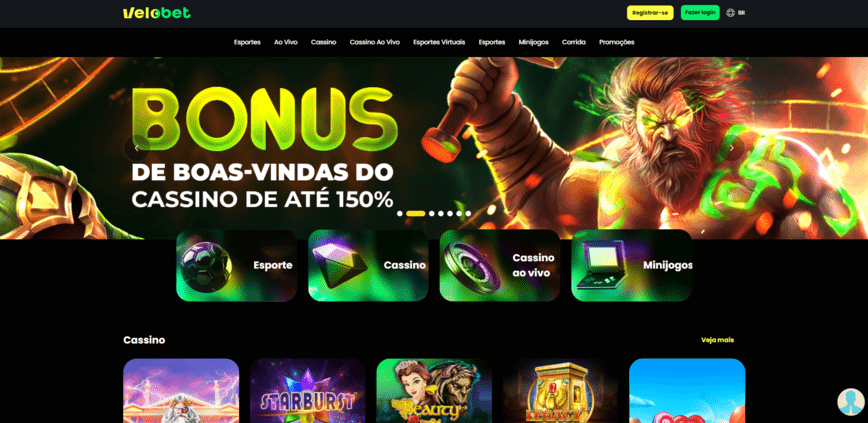 Sobre o Casino Velobet