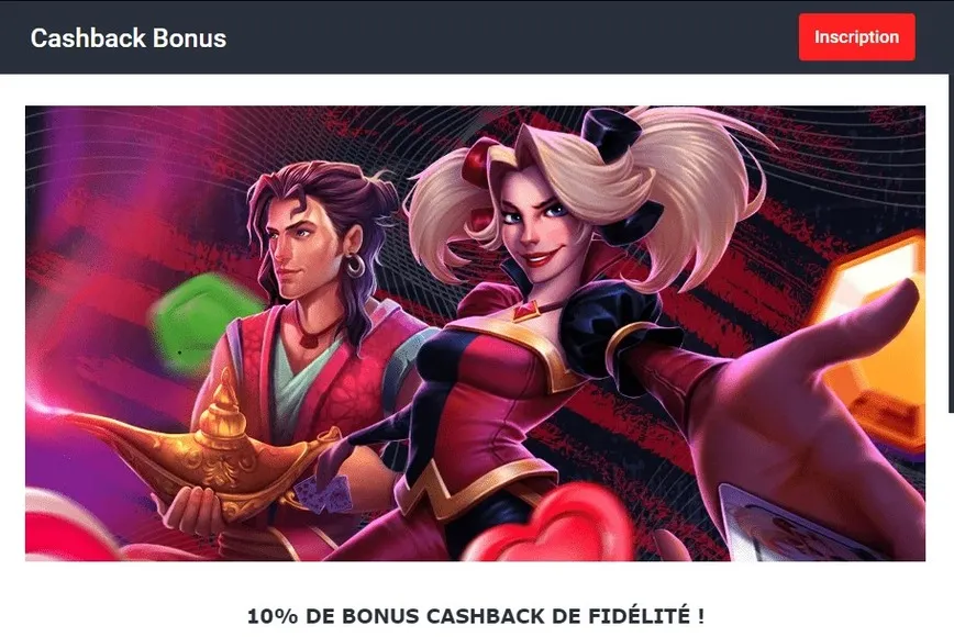 Bonus de cashback sur 31Bet Casino