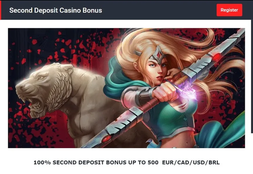 Second deposit bonus