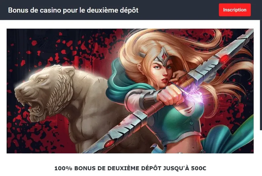 Bonus de deuxième dépôt au casino 31Bet