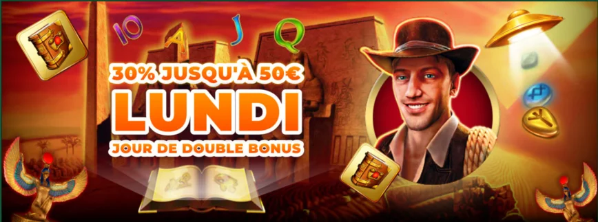 Le lundi est une journée de double bonus au Casino Cashalot.bet