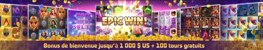 Bonus de bienvenue au Casino Vavada