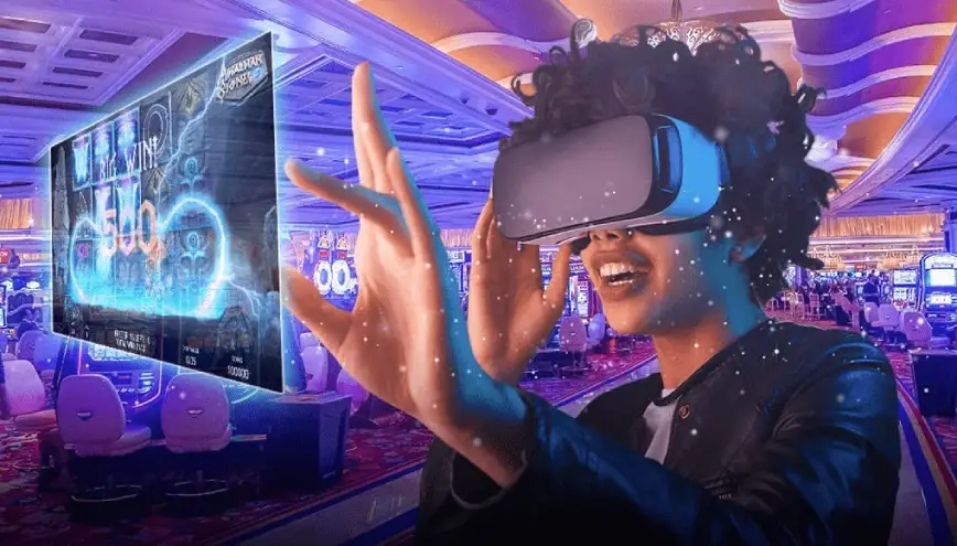 Realidade virtual (VR) e en linha Jogos de azar