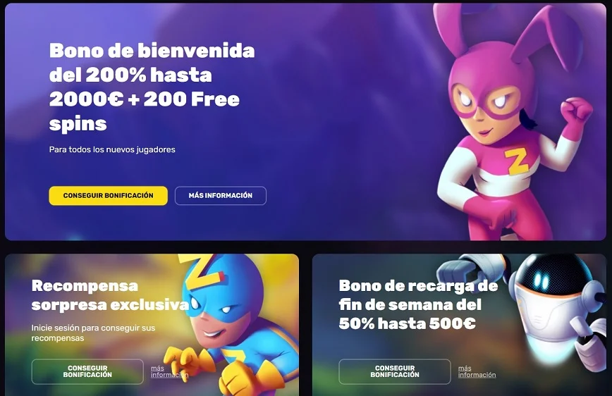 Bonos y promociones en Zet Planet Casino