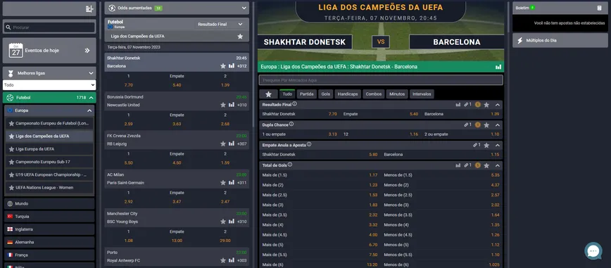 Desportes no Bettogoal Casino