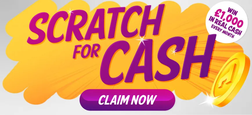 Scratch For Cash at 777 Cherry Casino