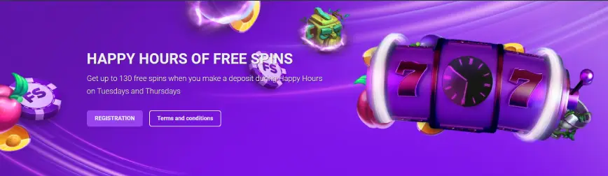 HAPPY HOURS OF FREE SPINS at Coin Play Casino