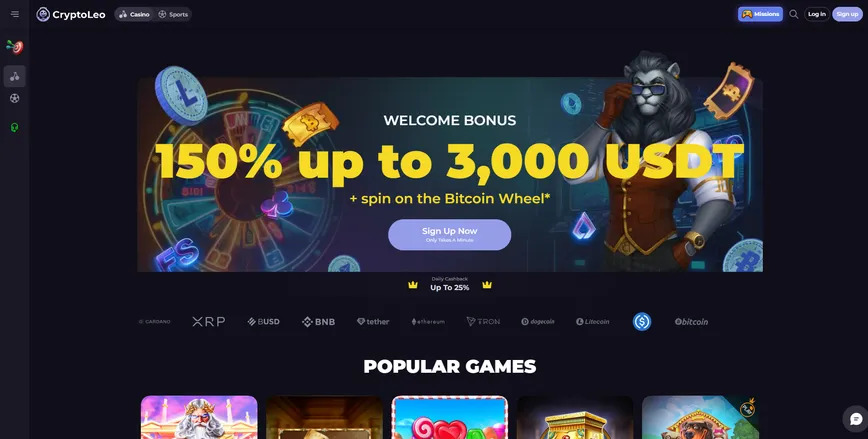 About CryptoLeo Casino