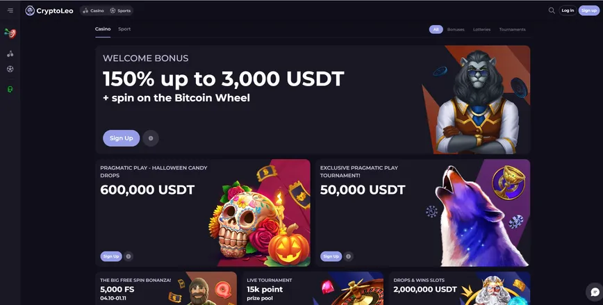 Promotions and Bonuses at CryptoLeo
