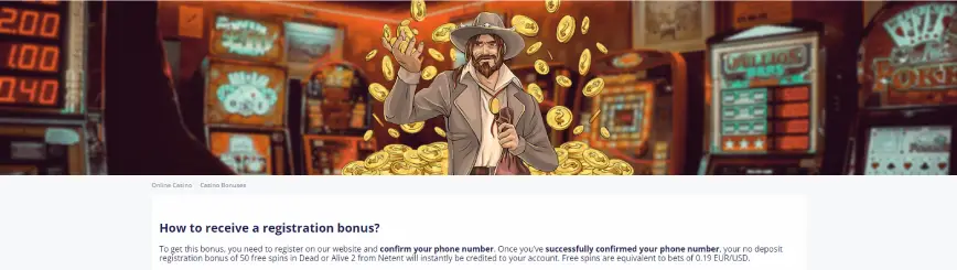 How to get the no deposit bonus at Vulkan Vegaz casino