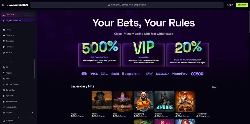 About Immerion Casino