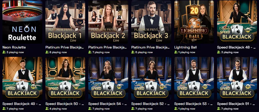 Live Dealer Casino Games 