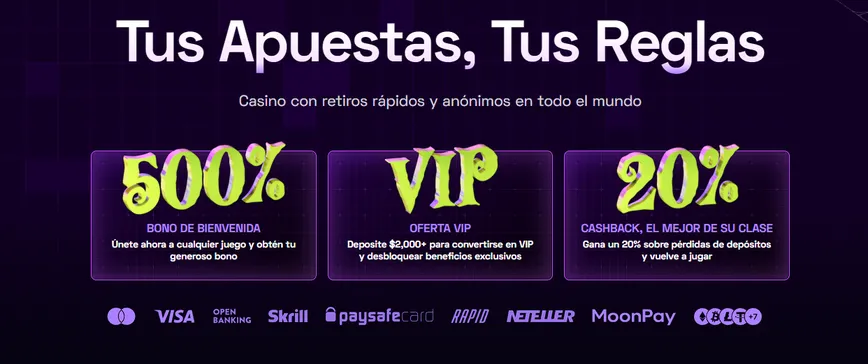 Promociones y bonos en Immerion Casino