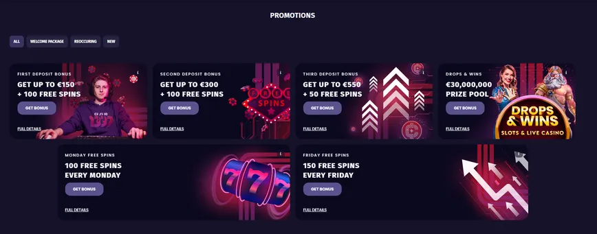 Promotions and Bonuses at Casino1337