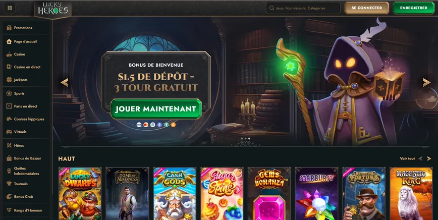 À propos de Lucky Heroes Casino