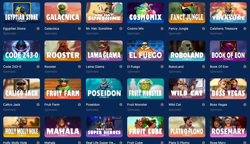 Slotwhales Casino Games