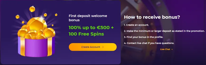 First Deposit Bonus at iWildCasino