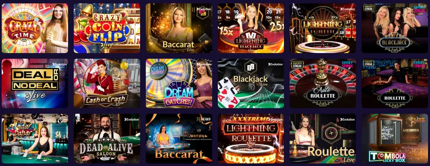 Jogos com Dealer ao Vivo no iWildCasino