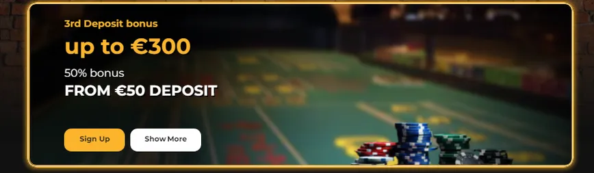 Bono de tercer depósito en Loft Casino