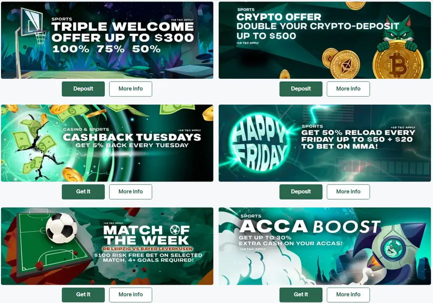 Promotions and Bonuses at Alphabook Casino