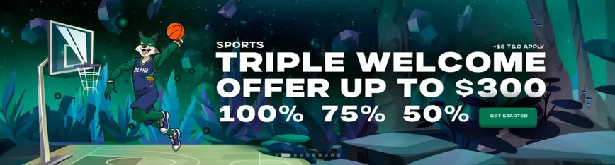 Sports Welcome Offer at Alphabook Casino