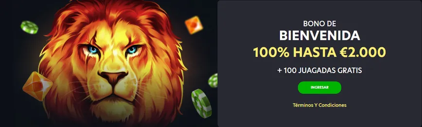 Bono de bienvenida de Lionspin Casino