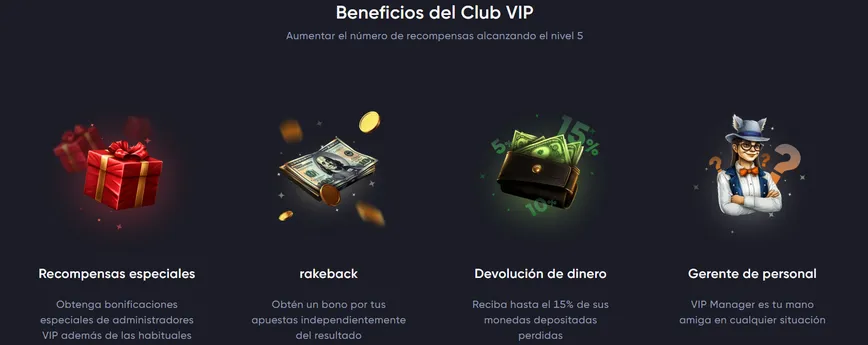 Programa VIP en Spinarium Casino