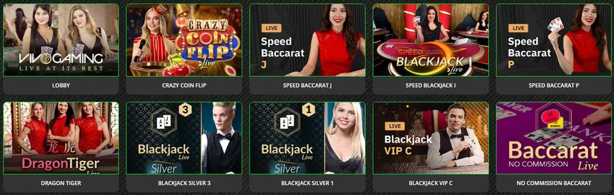 Live Dealer Casino Games at Granaposta