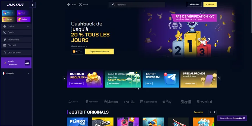 À propos de justBit Casino