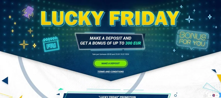 LUCKY FRIDAY at 1xBet Casino