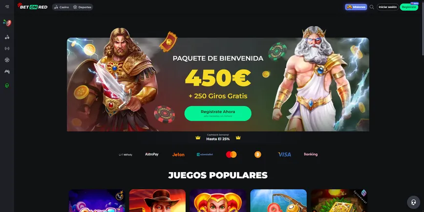 Acerca de BetOnRed Casino