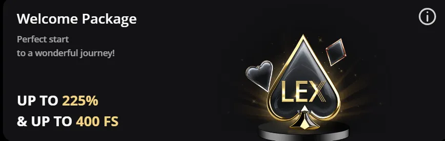 LEX Casino Welcome Bonus