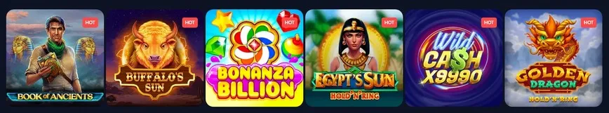 Máquinas tragamonedas en Bets.io Casino