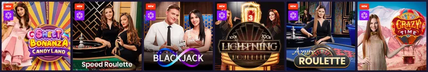 Juegos de casino con crupier en vivo en BitcoinCasino.io