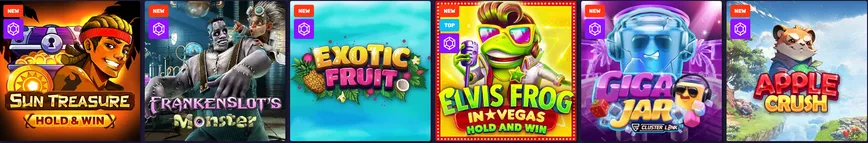 Slot machines em BitcoinCasino.io