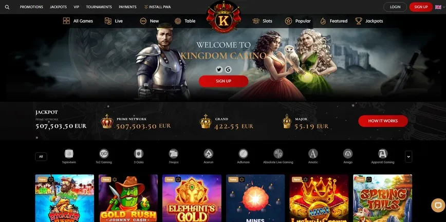 Acerca de Kingdom Casino