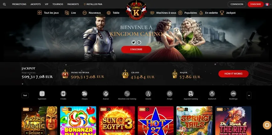 À propos de Kingdom Casino