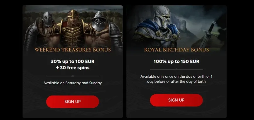 Other Promotions at Kingdom Casino