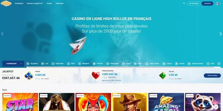 À propos du casino High Roller