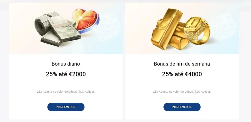 Outras promoções no High Roller Casino