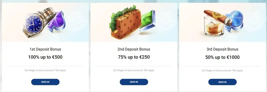 High Roller Casino Welcome Bonus