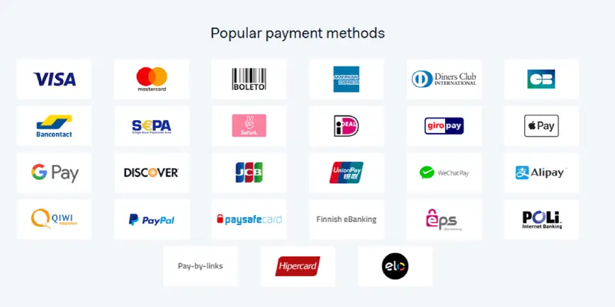 Popular Payment Methods