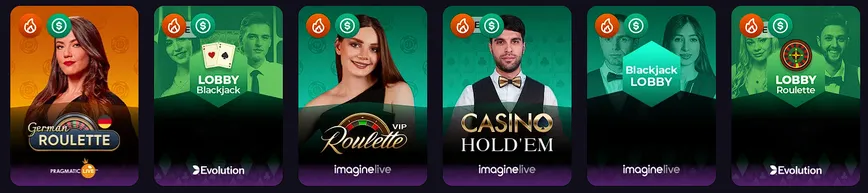 Live Dealer Casino Games