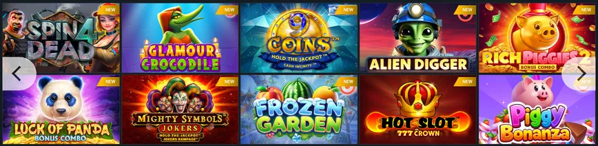 Slot Machines at BetAndYou Casino