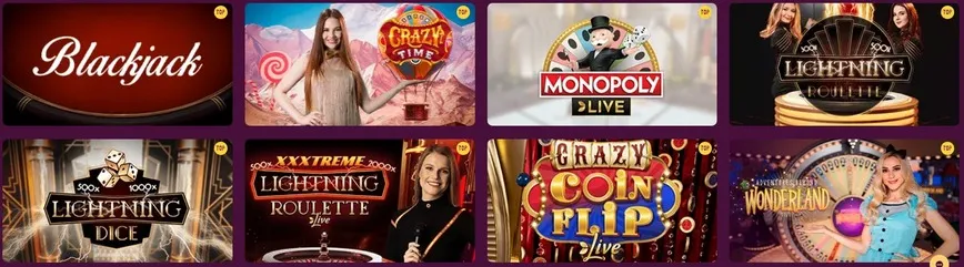 Live Dealer Casino Games at SlotVibe Casino