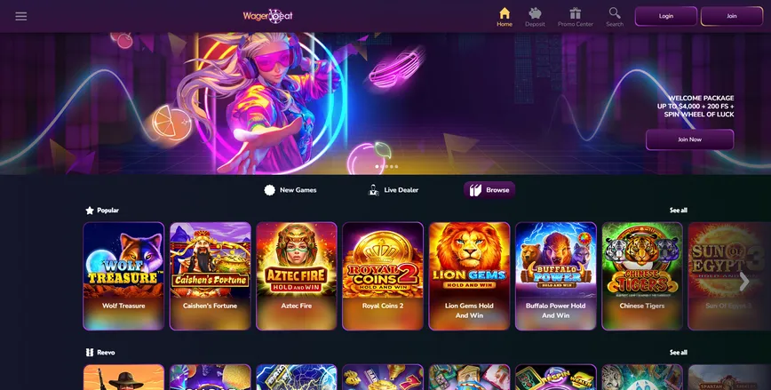 Acerca de WagerBeat Casino