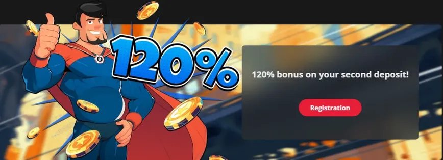 Second Deposit Bonus at BruceBet Casino