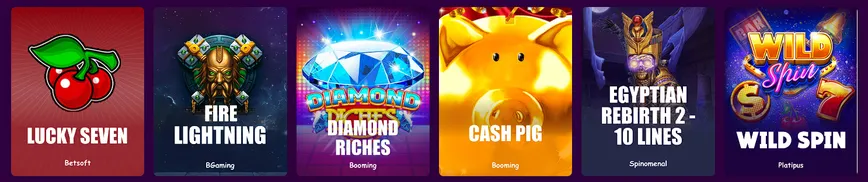 Slot Machines TrustDice Casino