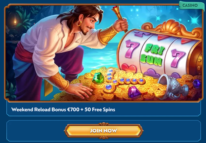 Weekend Reload Bonus at WinBay Casino